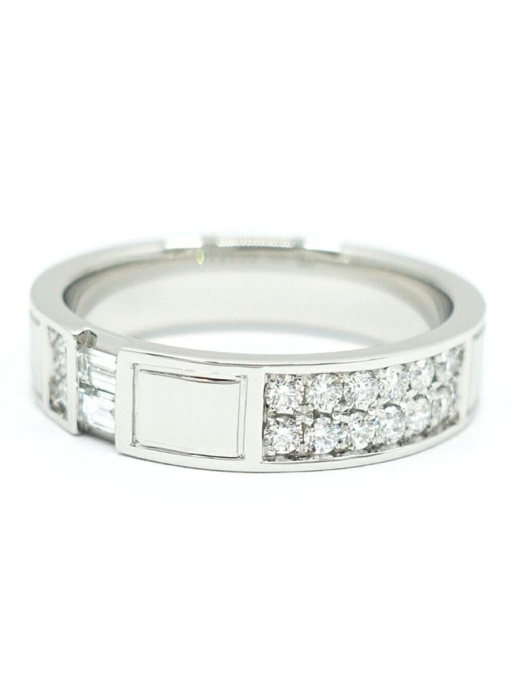 Harry Winston Traffic Accent Band Ring Large Diamond